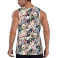 thumbnail image 3 of Easygdp Rose Flowers Men's Tank Top, Sleeveless Muscle T Shirts, Breathable, Quick-Dry, Loose for Gym, Running, Fitness - XX-Large, 3 of 9