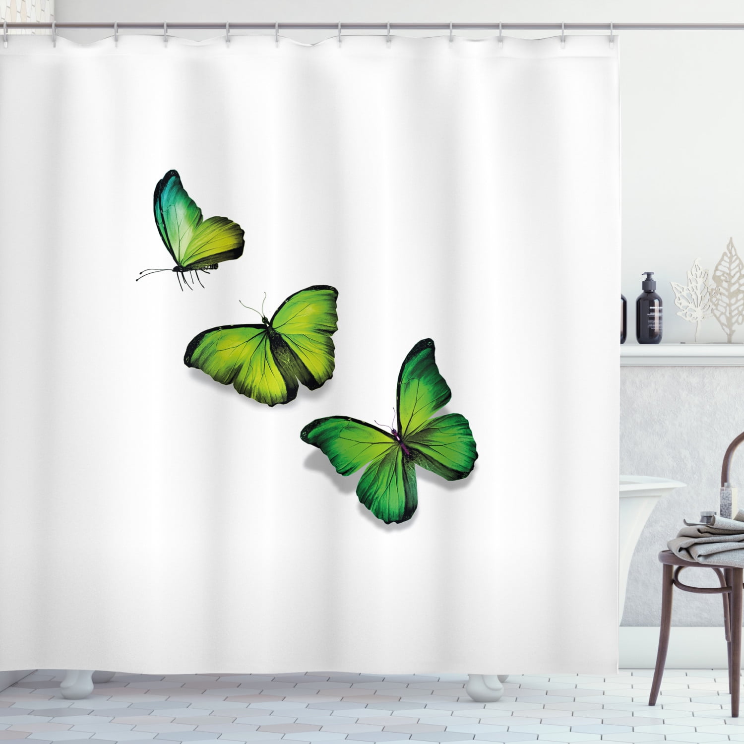 Green Shower Curtain Green Shower Curtain