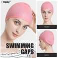 thumbnail image 5 of Swim Caps For Women, Long Hair Waterproof Silicone Swimming Caps Durable Elastic Non-slip Bathing Caps Swim Cap, 5 of 5