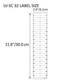 thumbnail image 2 of LV Replacement for SquareD Schneider Electrical Circuit Breaker Fuse Panel Directory Labels Stickers LSDL (32 Circuits 2 Pcs), 2 of 5