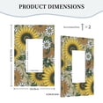 thumbnail image 5 of ZICANCN Outlet Covers Wall Plate, Boho Floral Ethnic Sunflower Light Switch Cover Decorative, Duplex Toggle Combo 1-Gang, 5 of 9