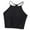 Black, variant on Youmylove Womens Casual Shirt Y Sports Bras Yoga Top Solid Color Spaghetti Thin Strap Workout Yoga Bra Halter Neck Cropped Casual Tops Beach Vacation Shirts