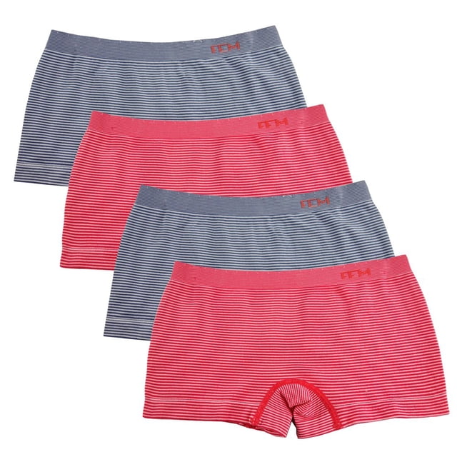 FEM Fille Culottes Sans Coutures Fille Shorts Garçon - Lot de 4