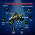 thumbnail image 3 of Motocicleta Infantil SHAHOMA NTS01 SE Premium 49cc Verde + Casco Infantil SHAHOMA, 3 of 8