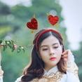 thumbnail image 4 of Masteelf Romantic Arrow Heart Headband for Valentine's Day Celebrations in Red Color Nonwoven Fabrics Plastic 0.5 inch wide, 4 of 10