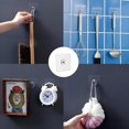 thumbnail image 4 of Crochets pour Cadre Photo Mural Sans Perçage, Crochets Auto-Adhésifs pour Mur, Robustes Sans Clou pour Suspendre (Transparent) Acier Inoxydable, Lot de 10, 4 of 4