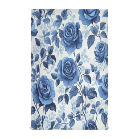 

Kitchen Towel 28x18 Inches x6，Plate Towel Decorative Towel Napkin Tea Towel Tea Towels For Kitchen Dish Cloths & Dish Towels Pretty Blue Rose Seamless