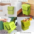 thumbnail image 3 of Poubelle de Compost de Cuisine 5L avec Couvercle Anti-Odeur - Poubelle Compacte pour Compost Intérieur, 3 of 5