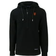 thumbnail image 2 of Men's Cutter & Buck  Black San Francisco Giants Roam Eco Half-Zip Recycled Pullover Hoodie, 2 of 3