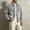 Khaki, variant on Mens Denim Jackets Relaxed Fit Trucker Oversized Jean Chest Pockets Classic Comfy Button(White,M)