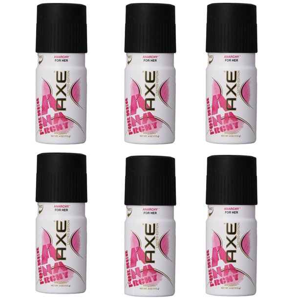Axe Anarchy Women's 4ounce Body Spray (Pack of 6)