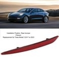thumbnail image 4 of Rear Bumper Reflector Red Lens Car Rear Bumper Reflector Strip Cover Replacement For  Model 3 2017 To 2023, 4 of 8