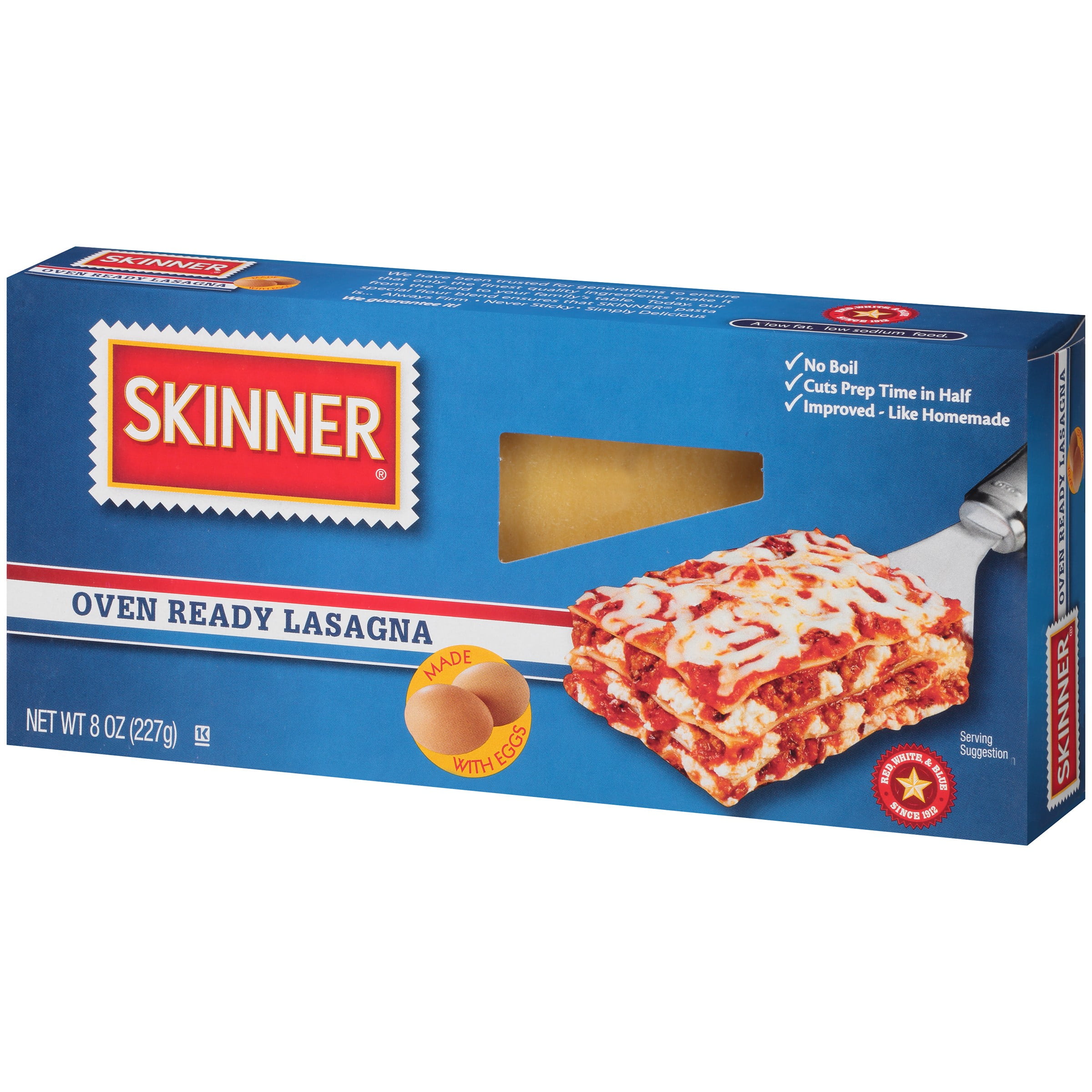 (6 pack) Skinner 8 oz Oven Ready Lasagna Pasta