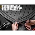 thumbnail image 2 of Husky Liners Uni-Fit Universal Automotive Floor Mats for Cars, Trucks, Vans, SUVs - All Weather Protection, Black, Set of 4, 2 of 9