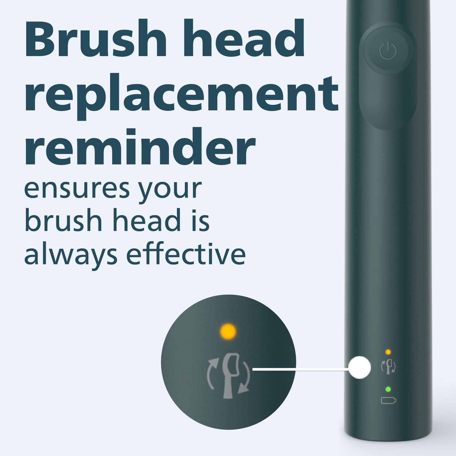 Brosse à dents électrique Philips Sonicare 4100, brosse à dents électrique rechargeable avec capteur de pression, blanc, HX3681/28