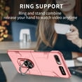 thumbnail image 3 of Allytech Case for Samsung Galaxy Z Flip/ Galaxy Z Flip 2 5G Cover, Slim Thin All-Inclusive Hard PC Rugged Rotatable Ring Holder Support Car Mount Magnetic Stand Cover for Galaxy Z Flip 2, Pink, 3 of 11