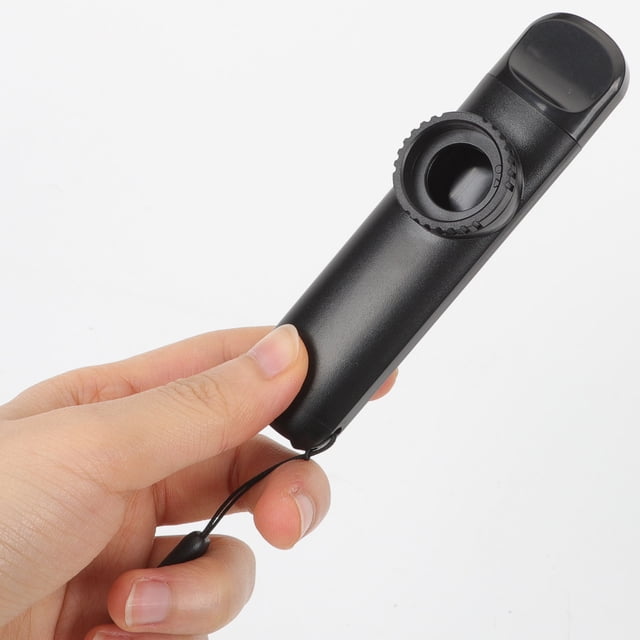 MOKKHNB 1 Set Portable Kazoo Instrument Adjustable Tone for Campfire and Musician Use Black 4.1x1in