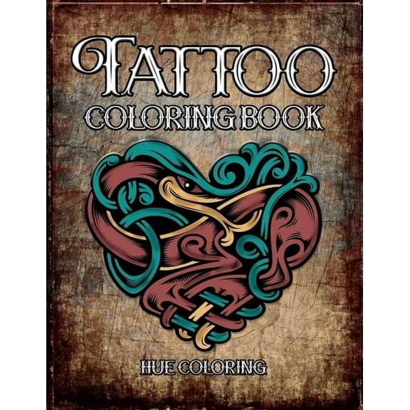 Tattoo Coloring Book: Modern Tattoo Designs, (Paperback)