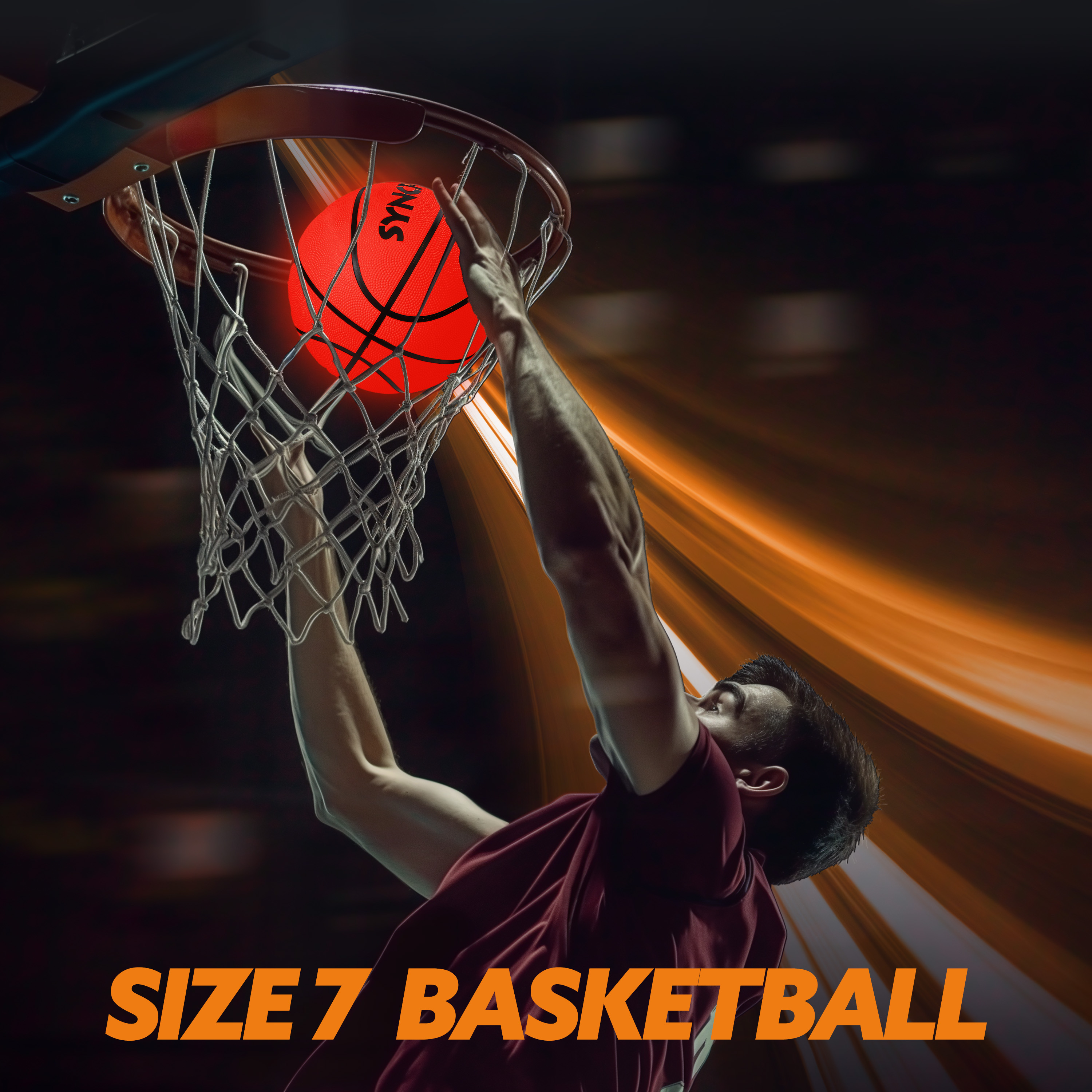 SYNCFUN Glow-in-the-Dark LED Basketball Size 7 photo 2