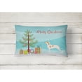 thumbnail image 2 of Carolines Treasures BB8434PW1216 Ariege Pointer Christmas Canvas Fabric Decorative Pillow, 12H x16W, multicolor, 2 of 3