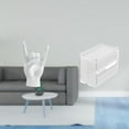 thumbnail image 2 of Estatua de gesto de rock, estatua de mano y en gesto de música rock, estuche para pañuelos, caja de almacenamiento de papel higiénico, material a, 2 of 8