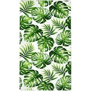 100 Tropical Palm Leaf Guest Napkins 3 Ply Disposable Paper Hawaiian Luau Green Leaves Dinner Hand Napkin For Bathroom Powder Room Wedding Holiday Jungle Birthday Party Baby Shower Decorative Towel