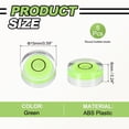 thumbnail image 2 of Uxcell 5pcs Round Bubble Level 15x6mm - Mini Circular Bullseye Spirit Levels Measuring Layout Tools for Leveling Camera/Tripod/Telescope/Workshop/Turntable/Pictures Frame, Green, 2 of 7