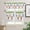 Christmas Ballsgrn2747, variant on Christmas Kitchen Window Curtain Set with Tiers and Valance, 3 Pieces Rod Pocket Valances Colorful Xmas Balls Green Pine Needle Window Treatment Semi Sheer Kitchen Bedroom Decor (52"W x 18"L)