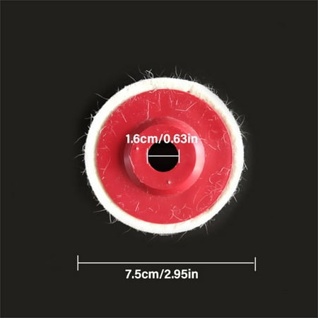 

Kgfrsd Tools Wool Polishing Wheel Disc 4 Inch Diameter Wool Disc Polishing Buffing Wheel Pad For 100 Angle Grinder Durable Polishing Pads For Metal Stone Furniture Garden