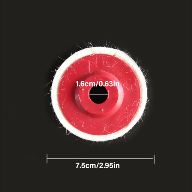 Ynlkorvg Electrical Tools Wool Polishing Wheel Disc 4 Inch Diameter Wool Disc Polishing Buffing Wheel Pad For 100 Angle Grinder Durable Polishing Pads For Metal Stone Furniture Car Wax