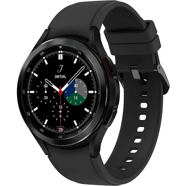 Samsung Electronics Galaxy Watch 4 Classic 46mm Reloj inteligente con monitor ECG para salud, fitness, correr, ciclos de sueño, detección de caídas GPS, color negro (Reacondicionado)