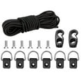 Kairuite Kayak Deck Rigging Kit Accessory for Boat Kayak Canoe Elastic