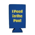 thumbnail image 2 of I Peed in the Pool 16 oz. Can Coolie (Royal Blue), 2 of 4