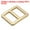 Gold, variant on Uxcell 3/4 Inch Tri-Glide Slide Buckles, 10 Pack Metal Webbing Strap Fastener for Backpack Bag Belt, Gold