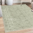 thumbnail image 1 of Leaves Decorative Rug, Striped Look Banana Palm Tree Foliage Exotic Nature Inspired Botanical Motif, Quality Carpet for Bedroom Dorm and Living Room, 6 Sizes, Pale Sage, by Ambesonne, 1 of 4
