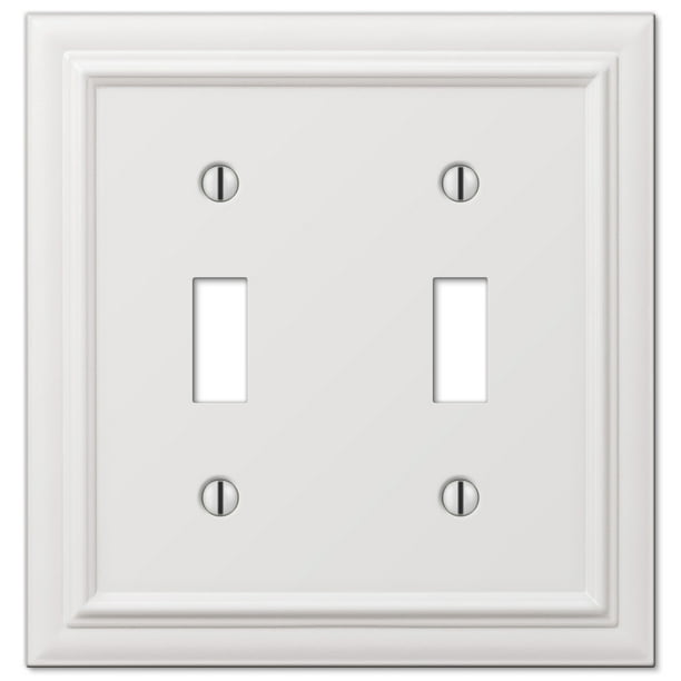 Elumina 94ttwnb Continental Wallplate 2 Toggle Cast Metal White 1 Pack Com - Elumina Wall Plates Elumina 94ttwnb Continental Wallplate 2 Toggle Cast Metal White 1 Pack Com - Elumina Wall Plates