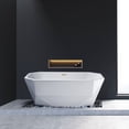 thumbnail image 3 of 59" Streamline N621PBR Soaking Freestanding Tub and Tray With Internal Drain in Polished Brass, 3 of 8