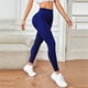 thumbnail image 4 of Pantalones cortos deportivos de lujo de cintura alta para después del parto para mujer: leggings de yoga y ciclismo sin costuras con cintura antideslizante y tejido que absorbe la humedad, 4 of 8