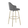 thumbnail image 4 of Lumisource Ahoy Set Of 2 Bar Stool With Gold Metal B30-AHOYUP CLAIREG2 AUGY2, 4 of 7