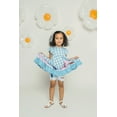 thumbnail image 3 of Millie Loves Lily Female Blue Gingham Dogs Angel-Sleeve Dress & Doggy Dog Shorts, Size 2-12, 3 of 5