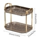 thumbnail image 3 of Estante de Almacenamiento de Plástico Transparente - Organizador de Baño y Escritorio de 2 Niveles para Cosméticos, Tazas y Adornos, 30,5 X 21 X 20,4 Cm, 3 of 6
