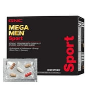 Mega Men Sport Vitapak Program, Convenient Complete Nutrition, For Athletic Performance, Energy, Recovery, Blood Flow, With Arginine, Caffeine, Thermogenic, 30 Count