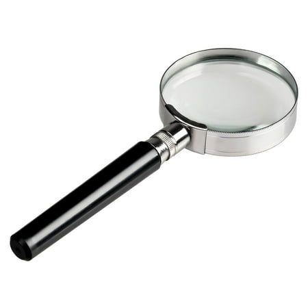 Insten 10X Handheld 10X Magnifier Magnifying Glass with Handle for Science, Reading Book, Inspection, Coins, Insects, Rocks, Map, Crossword Puzzle, Best Gifts for Seniors and (Best Magnifying Glass For Cannabis)