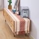 thumbnail image 4 of 14 x 70 pulgadas, bandera de mesa estilo boho con flecos, tejido lavable, mantel con flecos, 4 of 6
