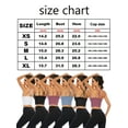 thumbnail image 2 of 2 Pack Women's Sport Bra Strappy Back Yoga Tops Running Workout T-Shirt Sports Underwear Inner Chest Pad Sling Tube Top Vest, 2 of 7