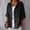 Black, variant on Endives Womens Linen Shirts Summer Button Down Shirt V Neck 3/4 Sleeve Tops Loose Vacation Beach Solid Color Blouses Womens Tops S-5XL