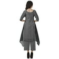 thumbnail image 4 of Moomaya Ensemble Kurti Kurta Pantalon pour Femmes Col Bateau Imprimé Robe 2 Pcs Tenue Ethnique, 4 of 6