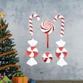 thumbnail image 4 of Marcadores de bastón de Navidad Yuyangstore adorno de decoración 6pcs Árboles colgando dulces, 4 of 8