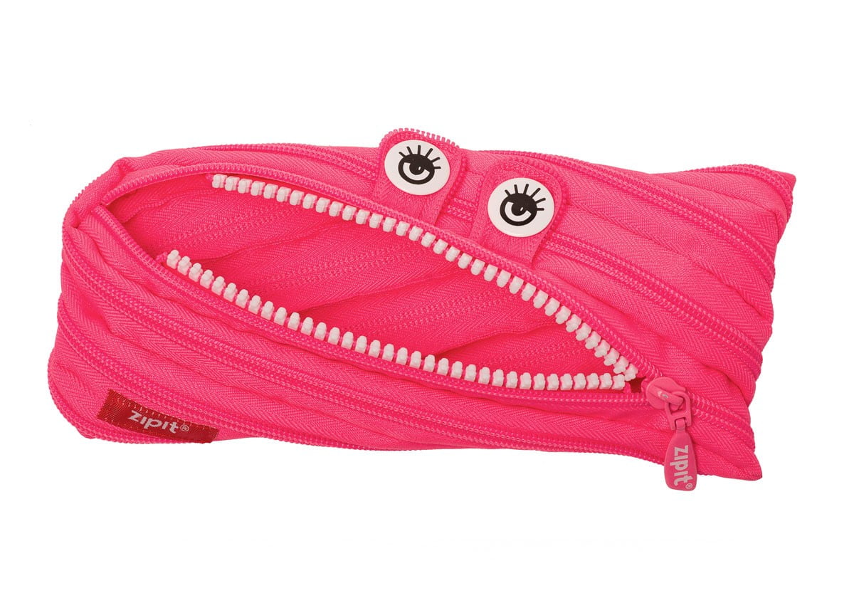 ZIPIT Monster Pencil Case for Girls, Holds up to 30 Pens, Made of One ...