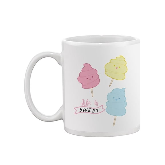Life Is Sweet, Candy Mug - SPIdeals Designs,